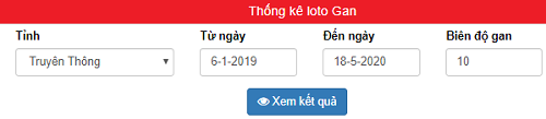 Cách xem thống kê lô gan