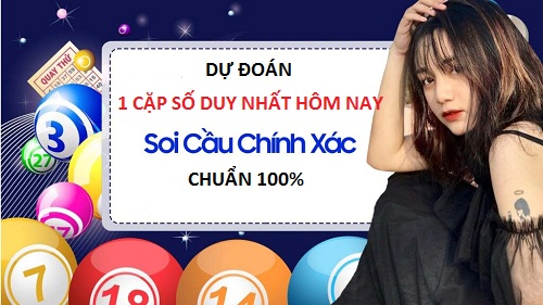 dự đoán 1 cặp số duy nhất hôm nay